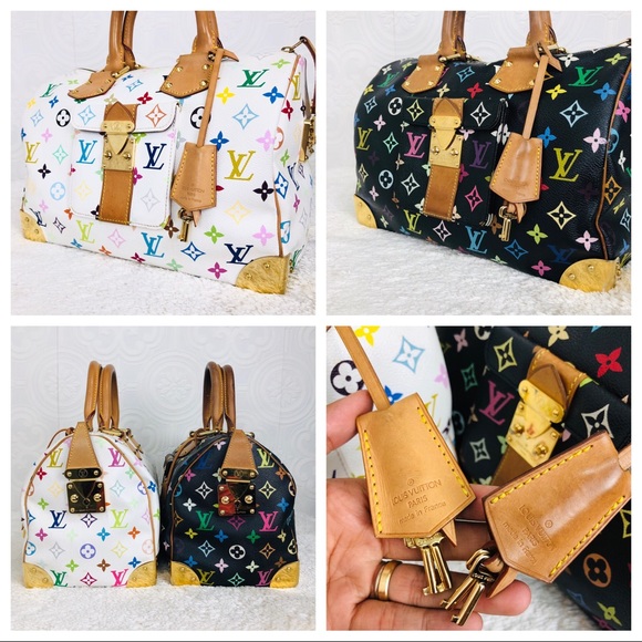 🌸SOLD🌸💯%Auth 2 Speedy 30 Multicolor Monogram - Picture 6 of 7